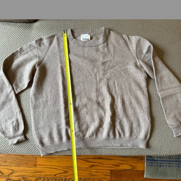 Babaa Women's Crew Neck Sweater - Taupe
